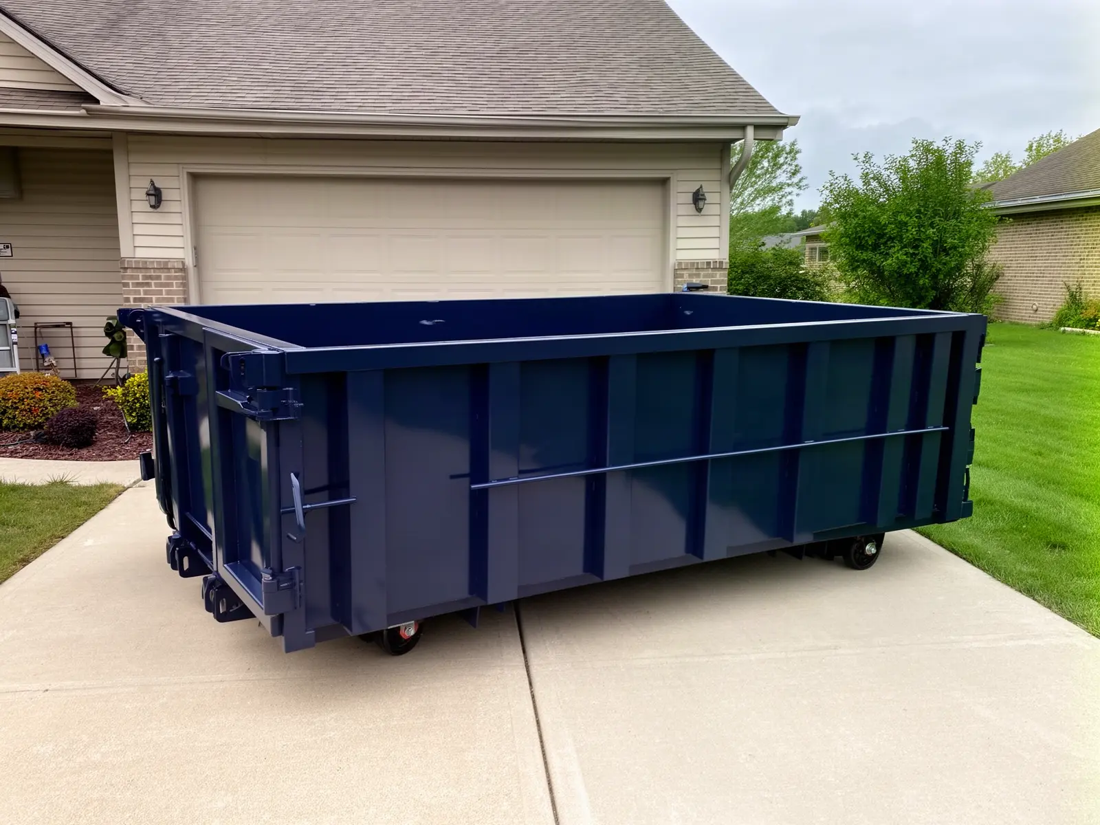Roll-off dumpster from Gray Cove Dumpster Rental in Charlottesville, VA
